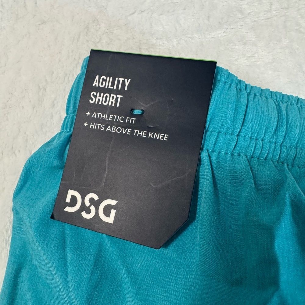DSG Boy’s Blue Spray Heather Agility Short Size XL - Picture 3 of 7